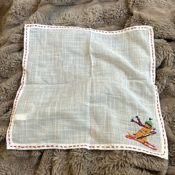 NWT Anthropologie Set Of 3 Winter Themed Towel Cloth Linens - Picture 6 of 7